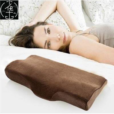 慢回弹记忆棉枕头太空棉碟形防螨护颈零压力单人枕芯 foam pillow