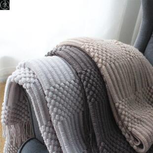 Knitted air-conditioning small blanket siesta bubble blanket