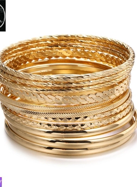 12pcs alloy Women bracelet suit accessories bohemia