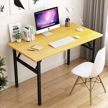 folding computer desk office study simple portable table书桌