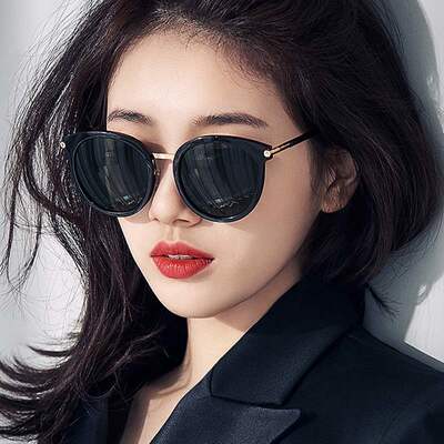 retro black round sunglasses for women men shades eyewear 20