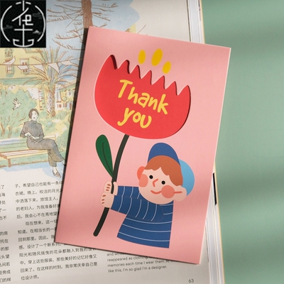 幼稚園thank you card可爱cute thank u cards感谢卡英文thanks