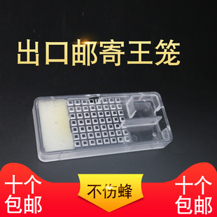 蜜蜂邮寄王笼多功能透明囚王笼塑料介王储王一体运输王笼包邮
