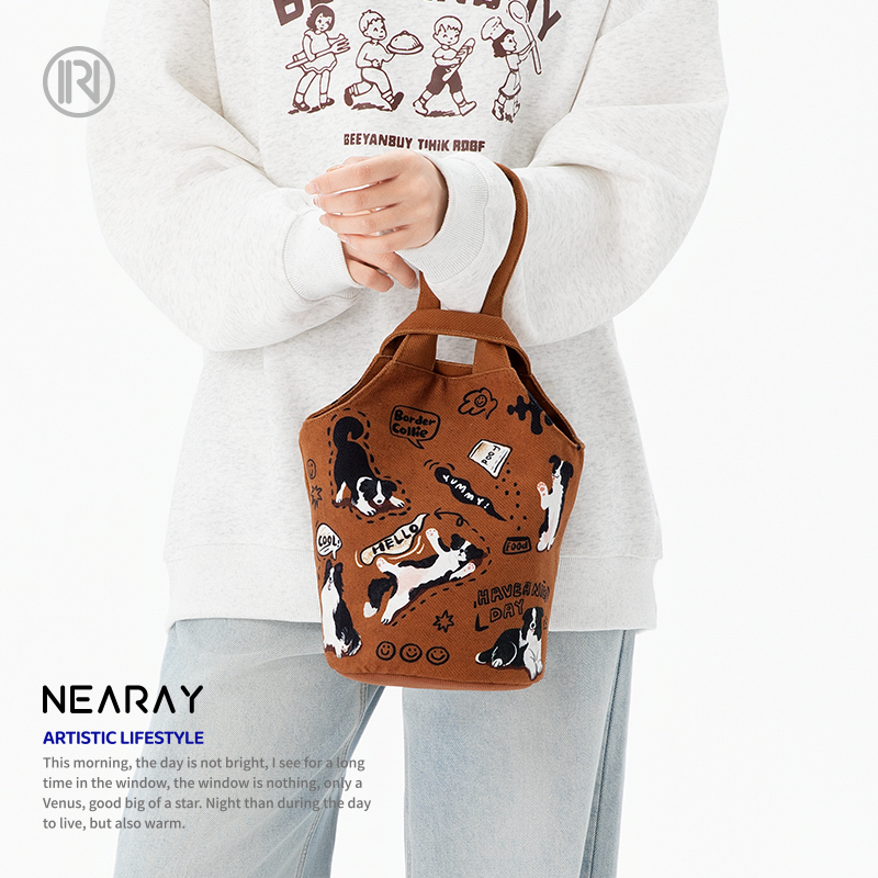 尼睿可爱卡通小巧便携遛弯包