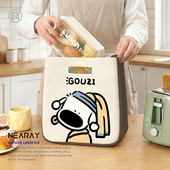 狗子艺术家保温袋加厚铝箔便当包学生上班族带饭冷藏手提餐袋Q121