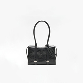 PECO登机保龄球包秋冬超火高级感长柄手提油蜡通勤腋下保龄球包