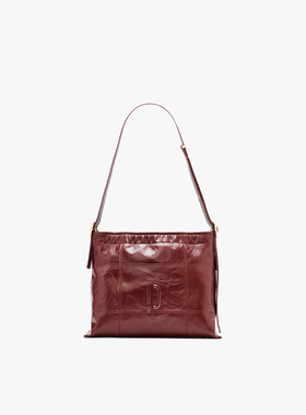 PECO城市系列Hobo包秋冬新款单肩软皮水桶包斜挎大容量百搭托特包