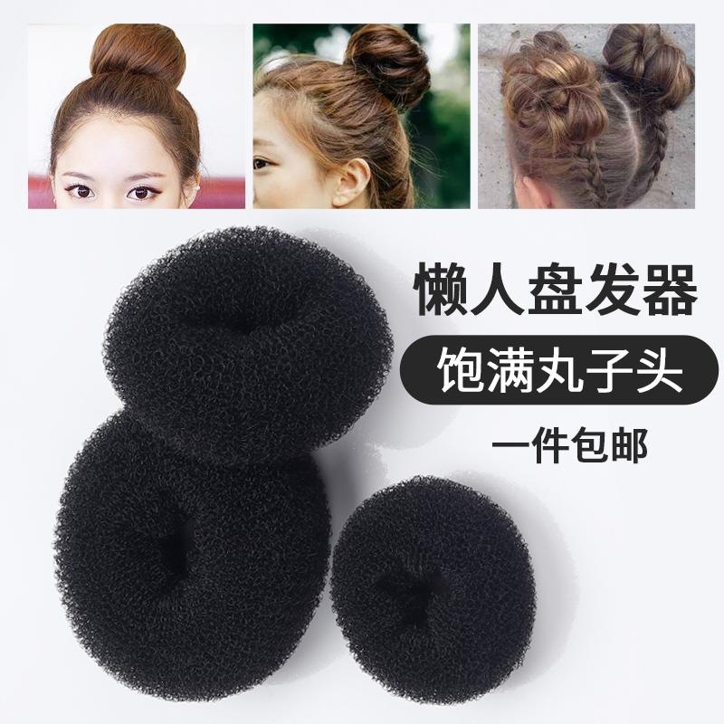 甜甜圈2023新款长发丸子头神器懒人盘发器发饰蓬松盘头女儿童头饰
