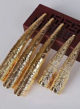 欧美饰品5件装古代古董风格女王指甲环空心指节指环指尖肚皮