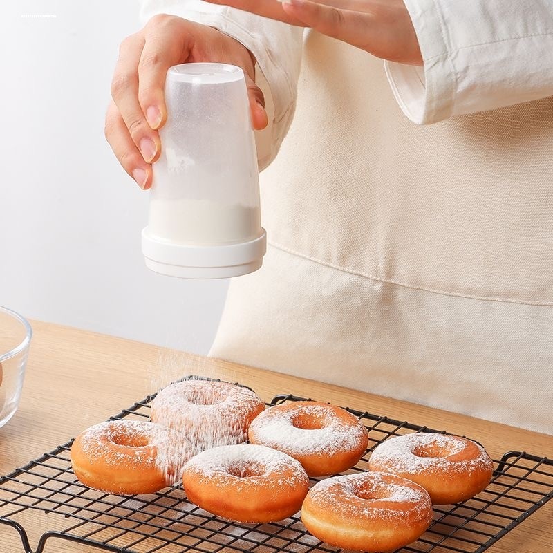 进口厨房调料洒粉瓶粉类分装收纳盒有孔烧烤撒面粉网筛瓶带盖