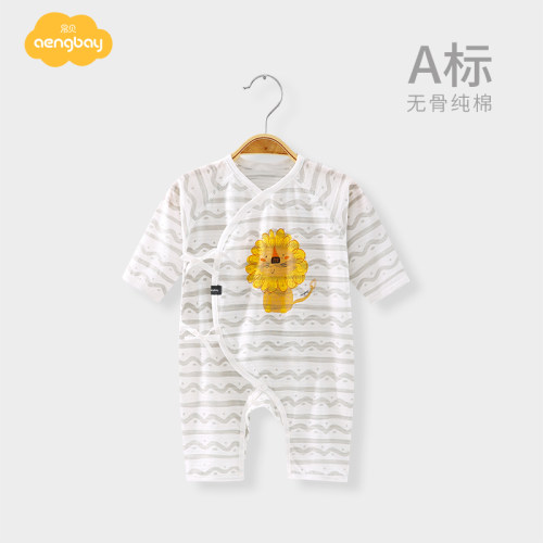 aengbay新生儿连体衣纯棉衣服