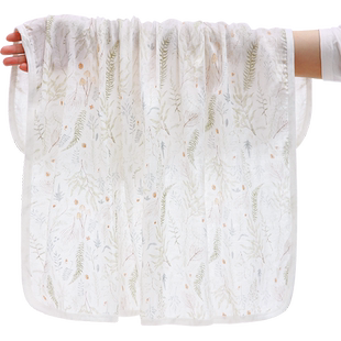 Aengbay包巾婴儿夏季单层纱布巾新生儿薄包被宝宝小被子夏天盖毯