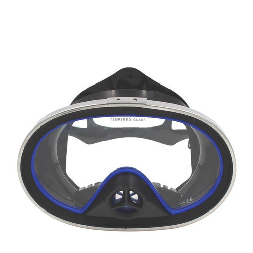台湾面镜排水防雾大框大视野硅胶潜水镜面水肺深潜潜水镜浮潜深潜