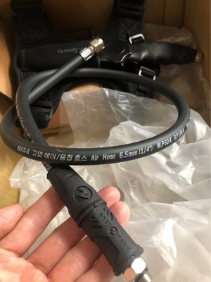 深潜潜水呼吸器中压管 重潜二级头中压管子 潜水二级呼吸调节器90