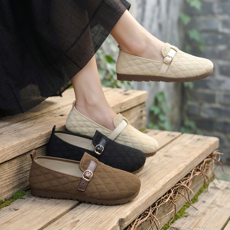 春夏小白鞋女士单鞋豆豆鞋舒适乐福懒人鞋一脚蹬居家百搭妈妈鞋子,女鞋,时尚休闲鞋,淘宝优惠券,粉丝福利购,淘宝优惠卷