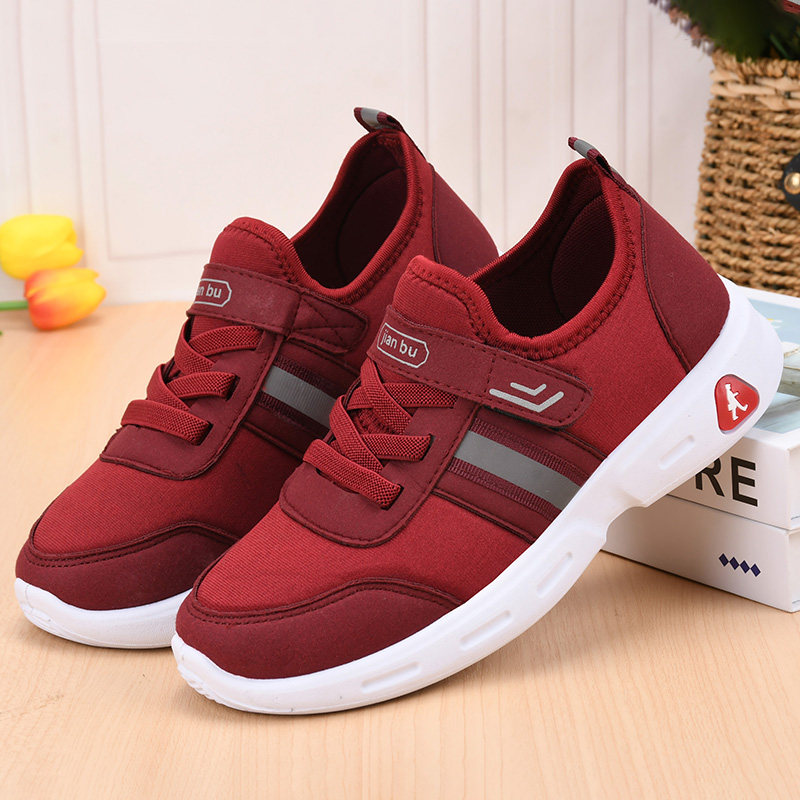 春秋季新款女鞋休闲布鞋简约妈妈鞋防滑舒适中老年软底老人健步鞋,女鞋,健步鞋,淘宝优惠券,粉丝福利购,淘宝优惠卷