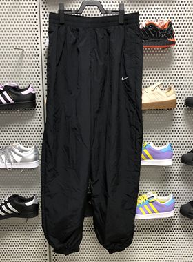 Nike耐克女士运动宽松休闲梭织收口裤速干长裤FV7669-010 S码断码