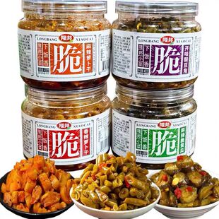 隆邦榨菜麻辣香辣萝卜干脆黄瓜开味酸豆角易拉罐装好吃下饭菜