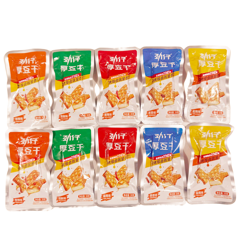 劲仔厚豆干湖南特产香辣泡椒美味