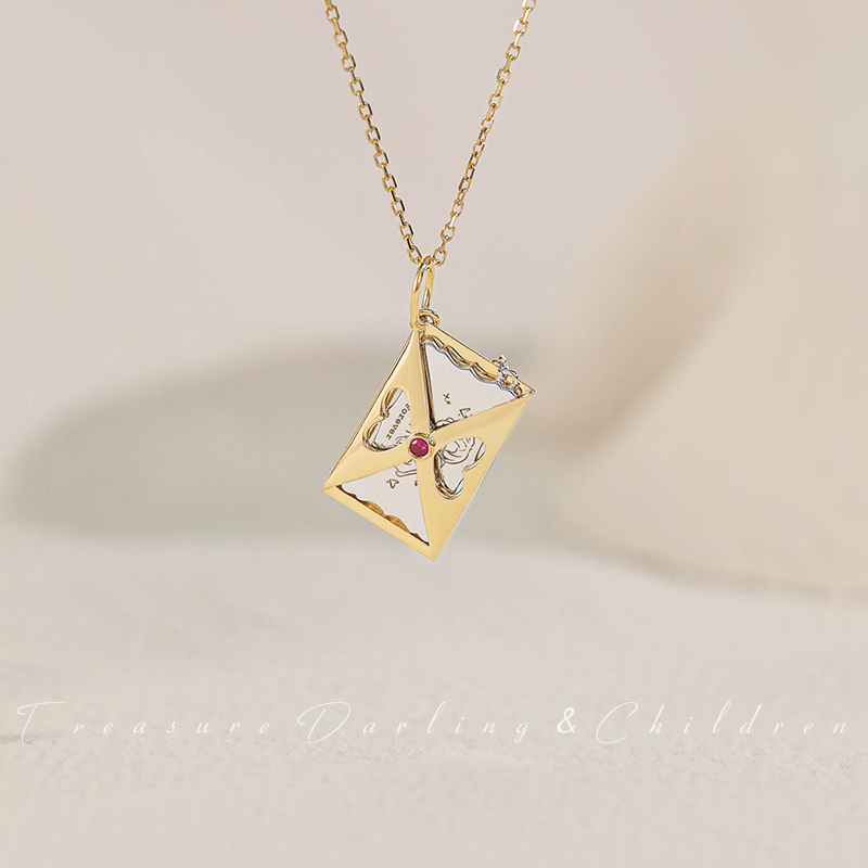 tdcjewelry蜜糖书信女情侣18k金