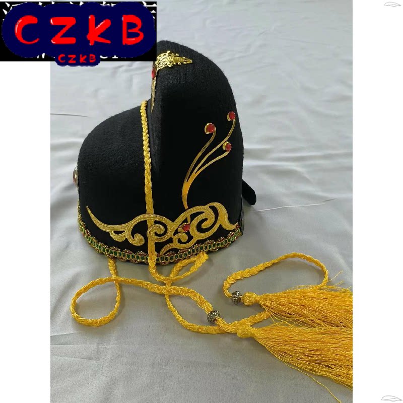 古装金光瑶帽子明朝锦衣卫飞鱼帽侠客汉服展昭帽古代演出县令官帽图片