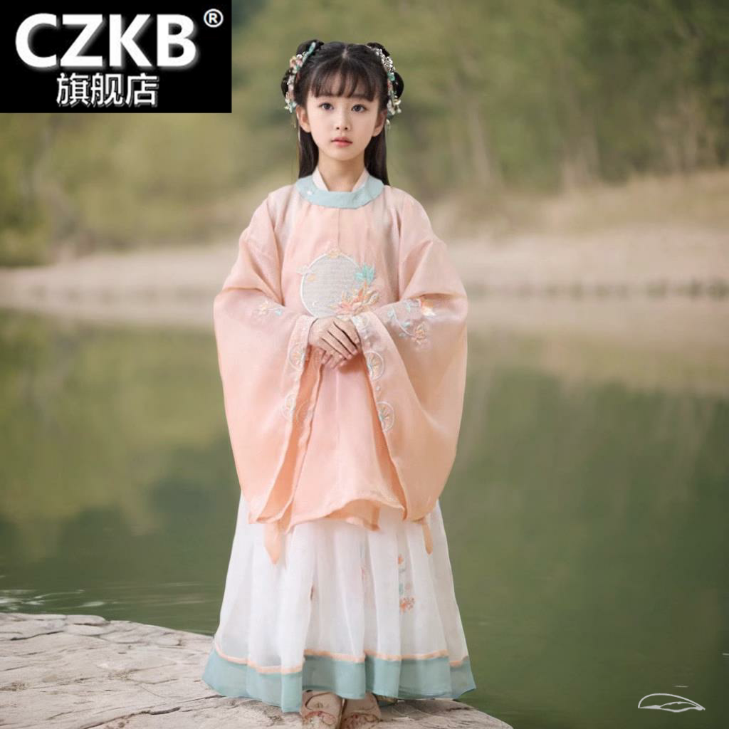 女童汉服秋季儿童连衣裙2026新款