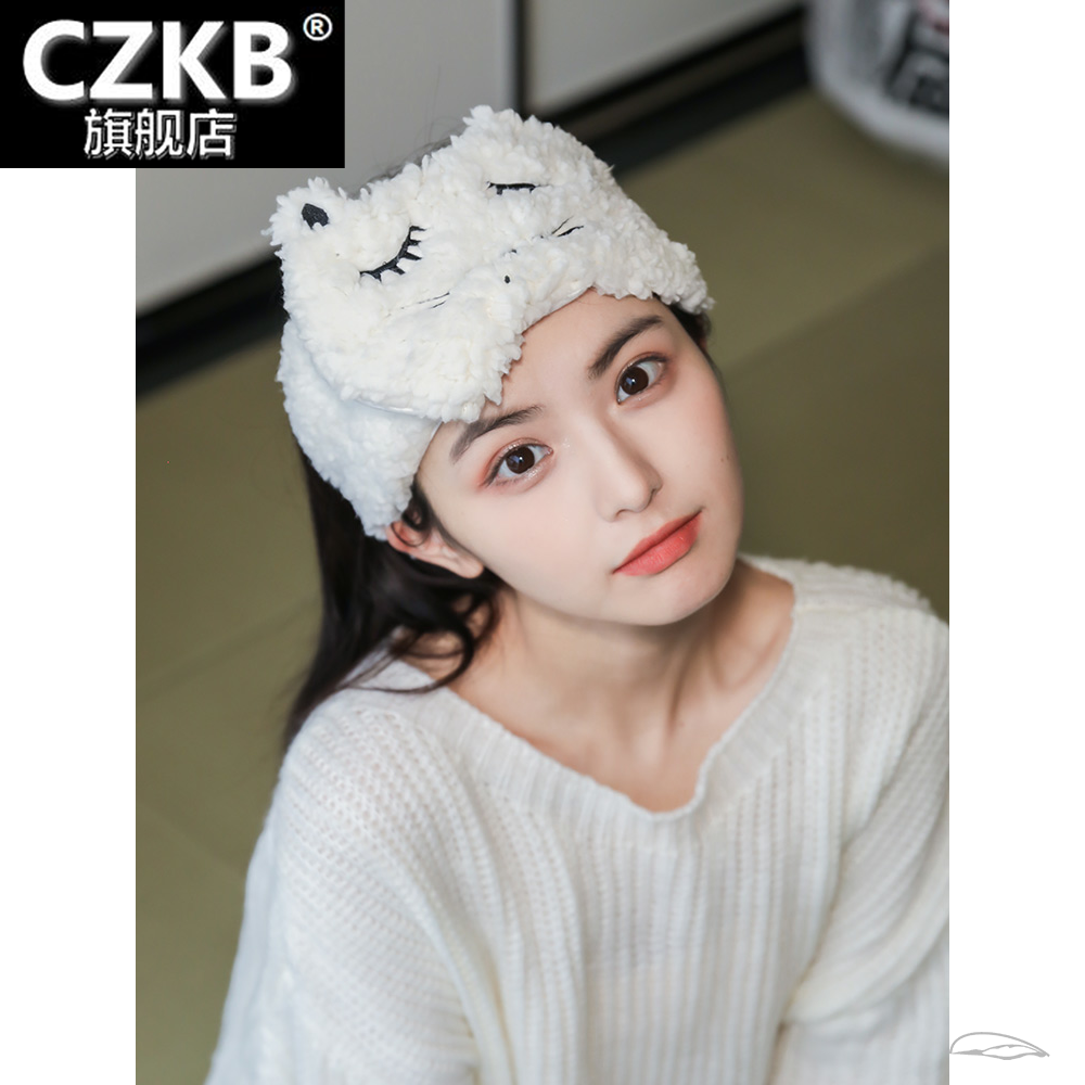 月子发带产后秋冬孕妈妈保暖护额头防风魔术贴粘贴毛绒头巾洗脸女