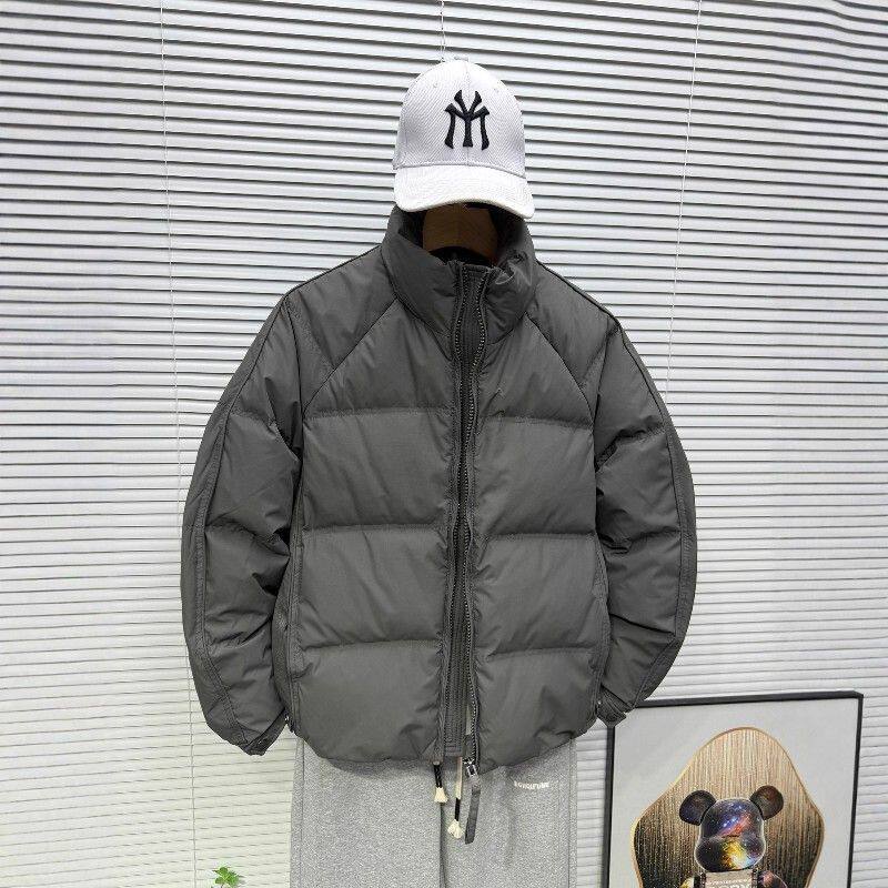 「50白鸭绒保暖外套」轻薄羽绒服男冬季潮流百搭日系简约休闲夹克