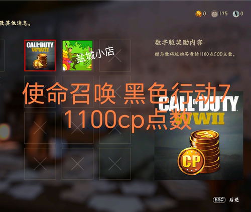 使命召唤21-22战区2 黑色行动7 cod——战斗通行证1100cp通用点数