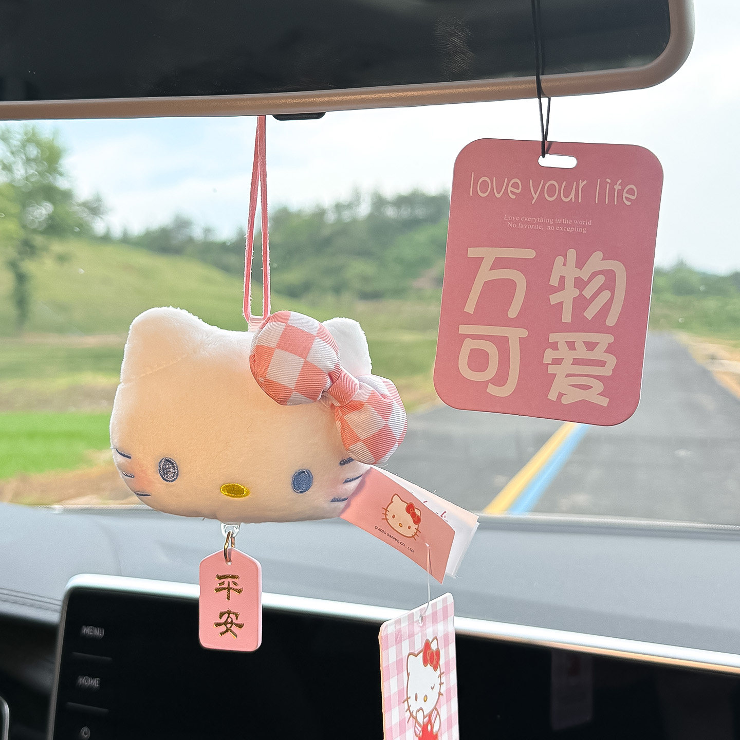 汽车后视镜挂件helloKitty正版