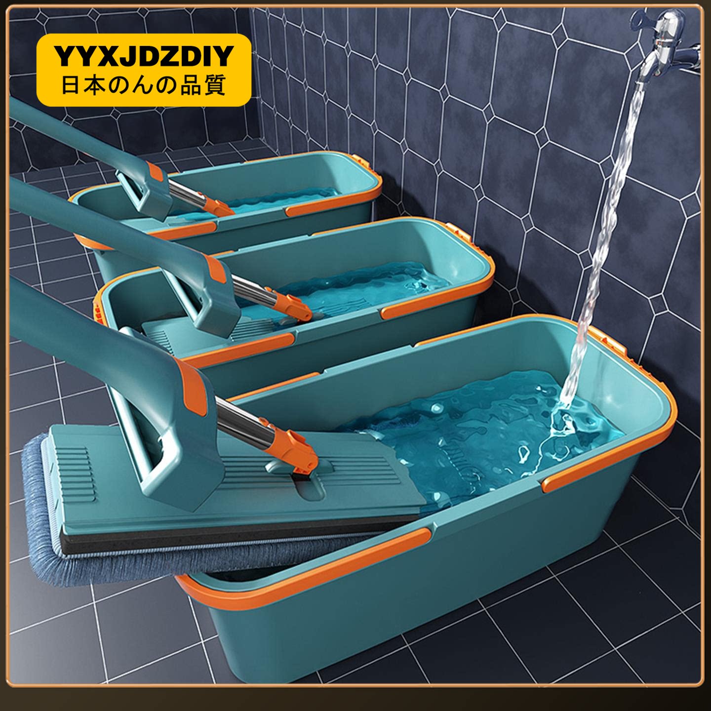 2025新款拖把加大免手洗吸水懒人拖地神器平板家用一拖墩地拖布净