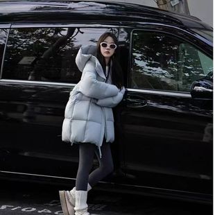 爆款 棉袄外套中长款 泡芙羽绒棉服爆款 棉衣加厚时尚 泡芙 冬季 25新款