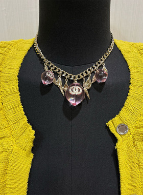 25手工坊仙女桃子造型项链