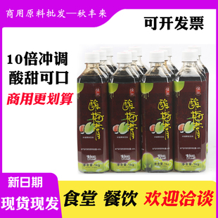恒记酸梅膏瓶装浓缩整箱酸梅汤浓缩汁浓浆自制乌梅汁冲调商用优惠