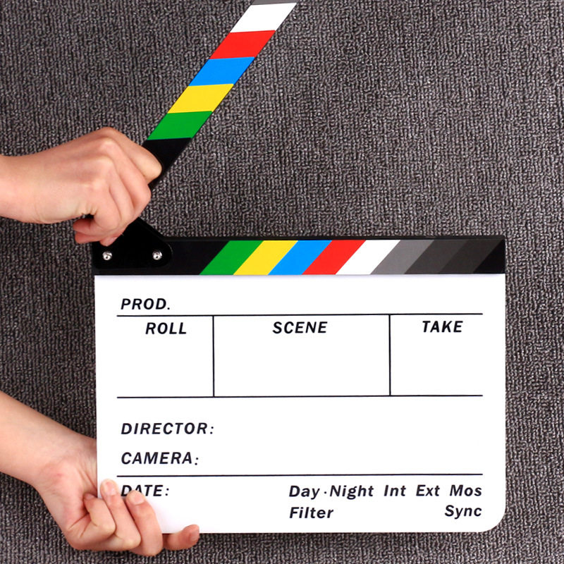 工艺品摆件木质亚克力板导演板