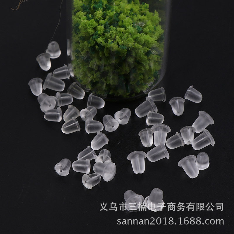 10000个包透明耳钉塞耳堵DIY手工