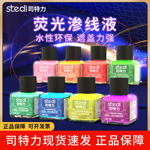 司特力荧光渗线液高达手办模型上色渗线笔军事模型船模水性渗线液