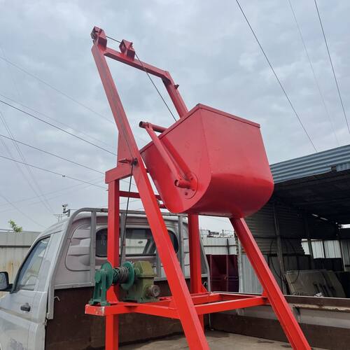 建筑平口搅拌机提升机物