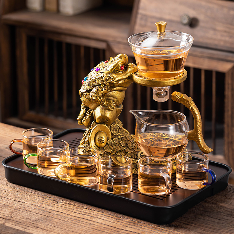 玻璃客厅高档感应冲泡功夫茶杯