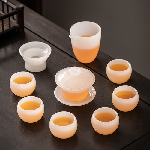 匠序高档琉璃茶具套装
