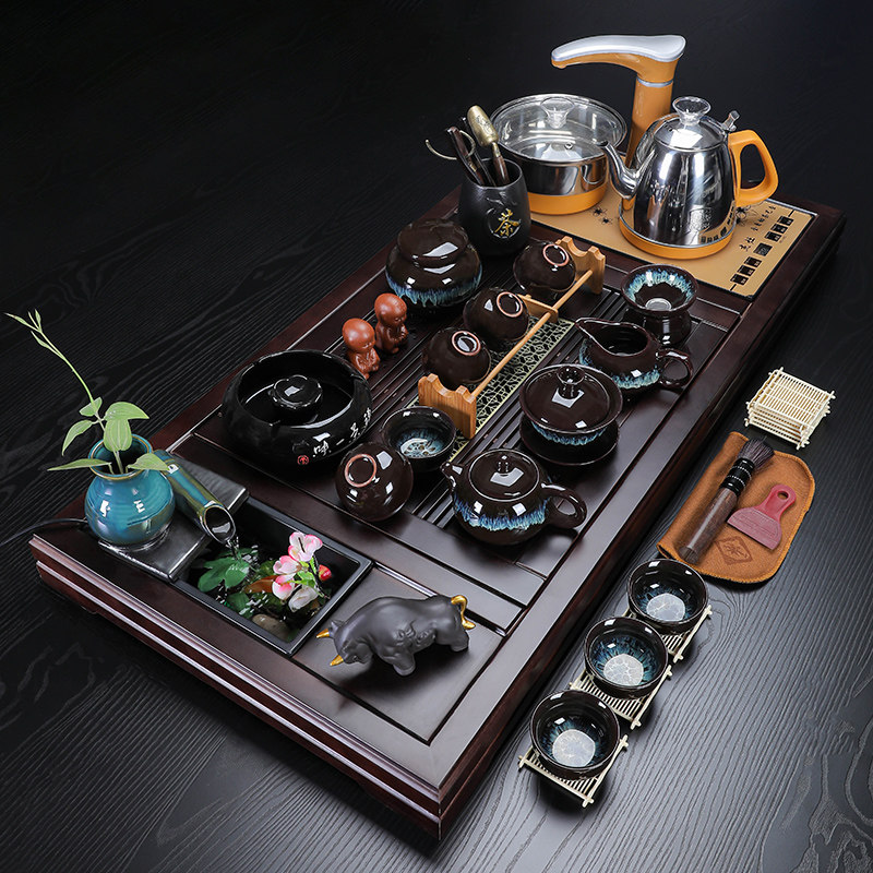 茶道客厅全自动整套用品功夫茶具图片