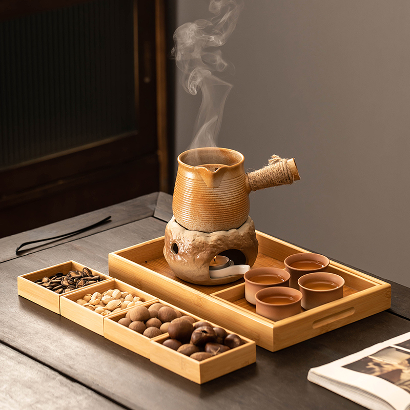 匠序围炉煮茶套装蜡烛台加热茶炉