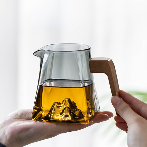 匠序玻璃公道杯茶具配件茶海