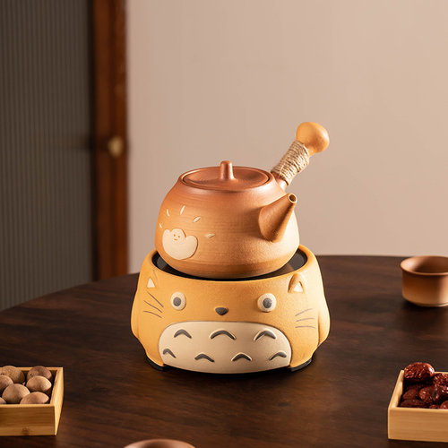 匠序龙猫围炉煮茶器煮茶炉