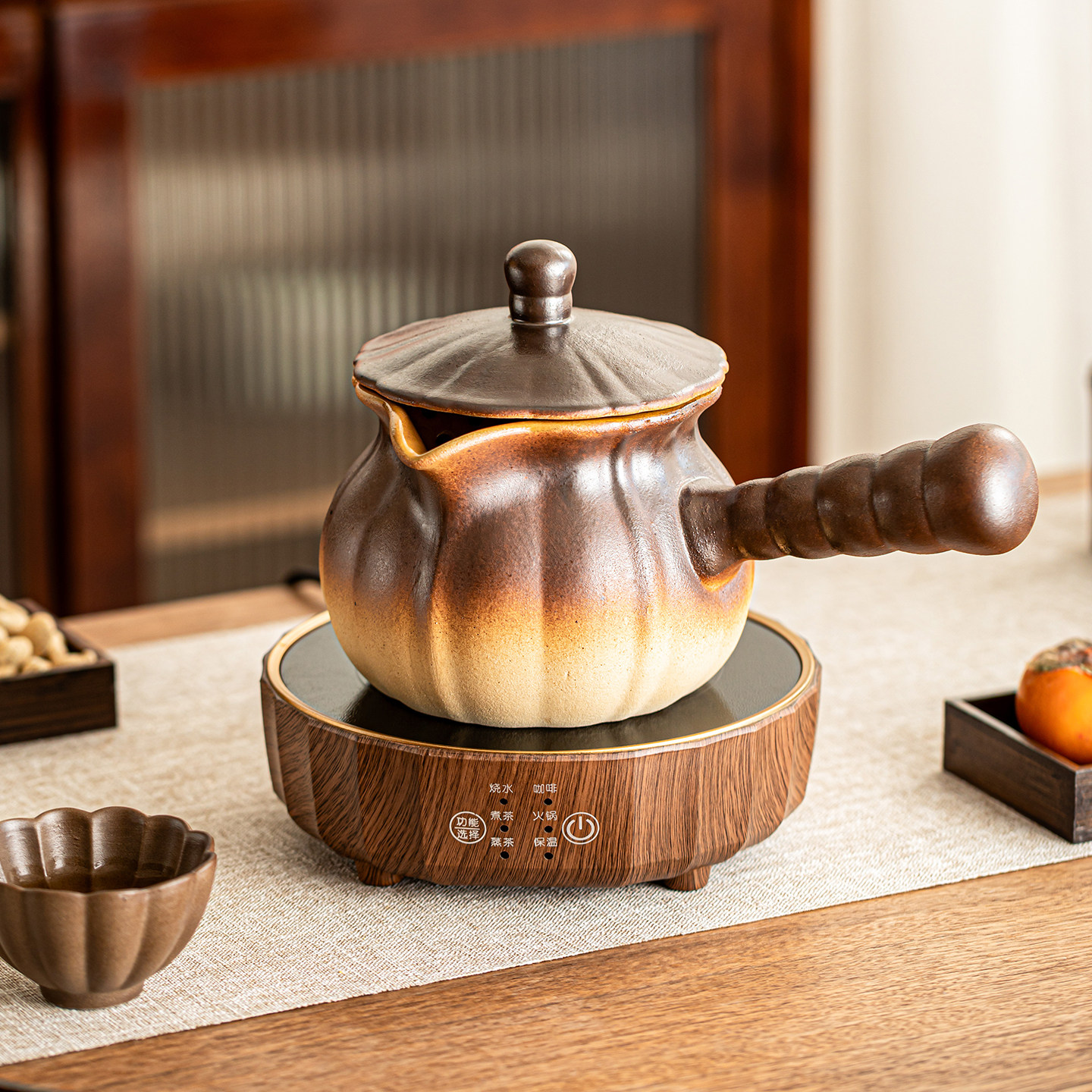 冬天围炉煮茶烤火炉套装家用室内电陶炉器具全套罐罐煮奶2026新款,餐饮具,煮茶炉,淘宝优惠券,粉丝福利购,淘宝优惠卷