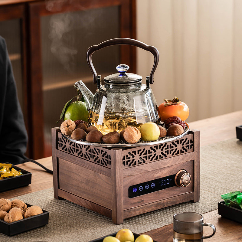 电陶炉围炉煮茶家用室内蒸煮玻璃提梁壶烧水养生壶办公室2026新款,餐饮具,茶壶,淘宝优惠券,粉丝福利购,淘宝优惠卷