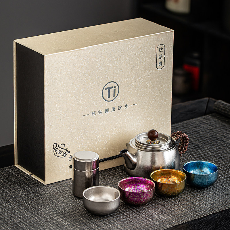 钛壶功夫茶具套装家用高档图片