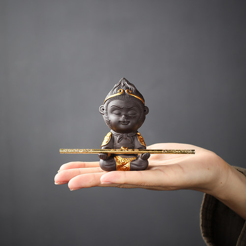 精品可养孙悟空齐天大圣茶宠摆件
