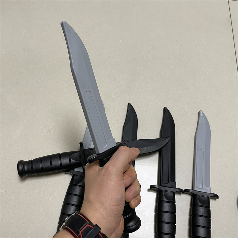 训练刀塑料橡胶材质冷钢日常夺刀刀