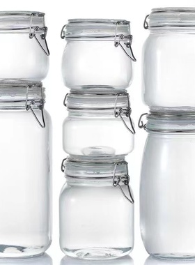 食品级玻璃密封罐瓶泡菜储存罐子储物咸菜收纳装蜂蜜腌菜腌制容器